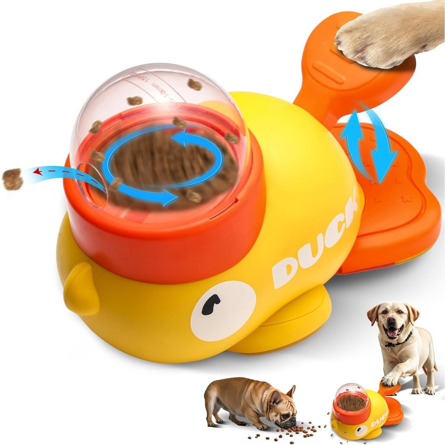 Dog Interactive Treat Dispenser Toy Food Slow Feeder