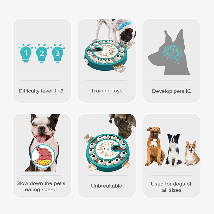 Dog Toys Manufacturers Dogs Puzzle Toy Puppy Brain Mental Stimulating IQ Food Treat Feeder