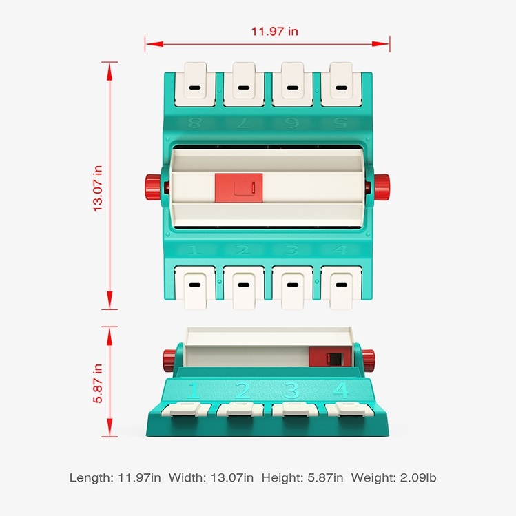 All in ONE 2 in 1 Paw Activated Rolling Dog Puzzle Toy Slow Puzzles Feeder