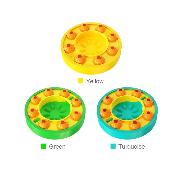 Large Capacity Spinning Dog Puzzle Feeder Food Slow Bowl Dispenser Interactive puzzle toys