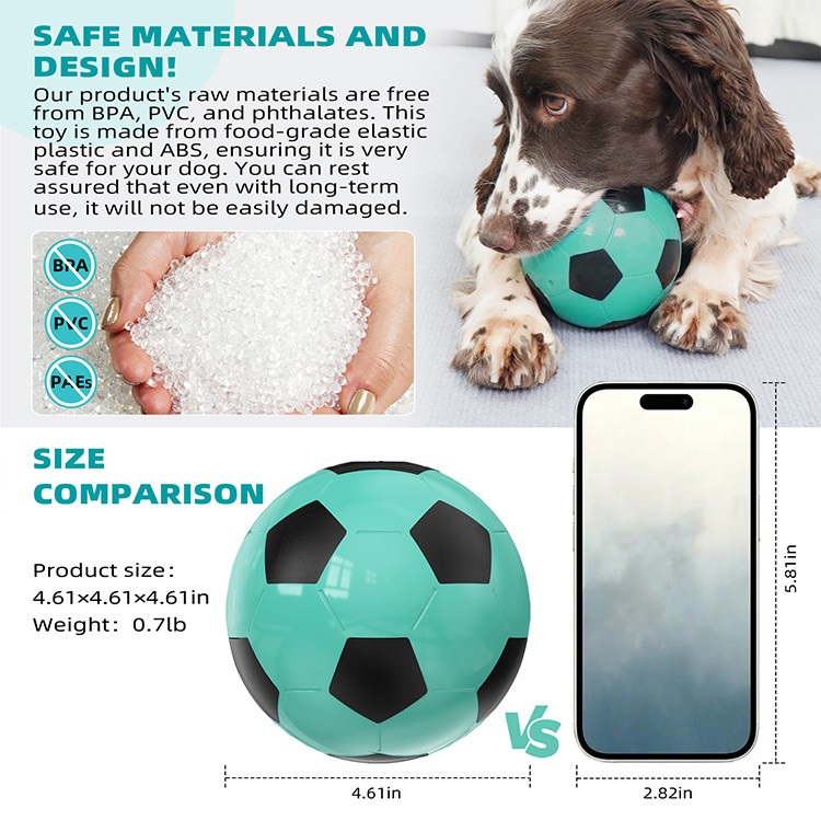 Pet Supplies Manufacturer Dog Toys Factory Wobble Giggle Football Dog Squeak Toys