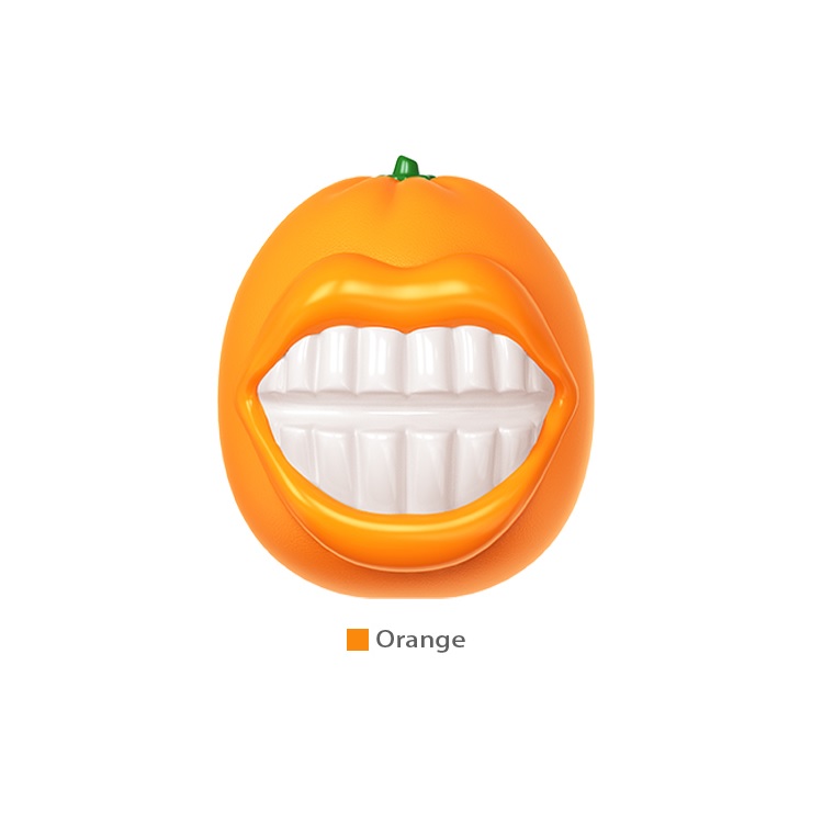 Orange Squeaky Ball Dog Toy for Medium Large Dogs Breed Aggressive Chewers Thanksgiving Toys Gift