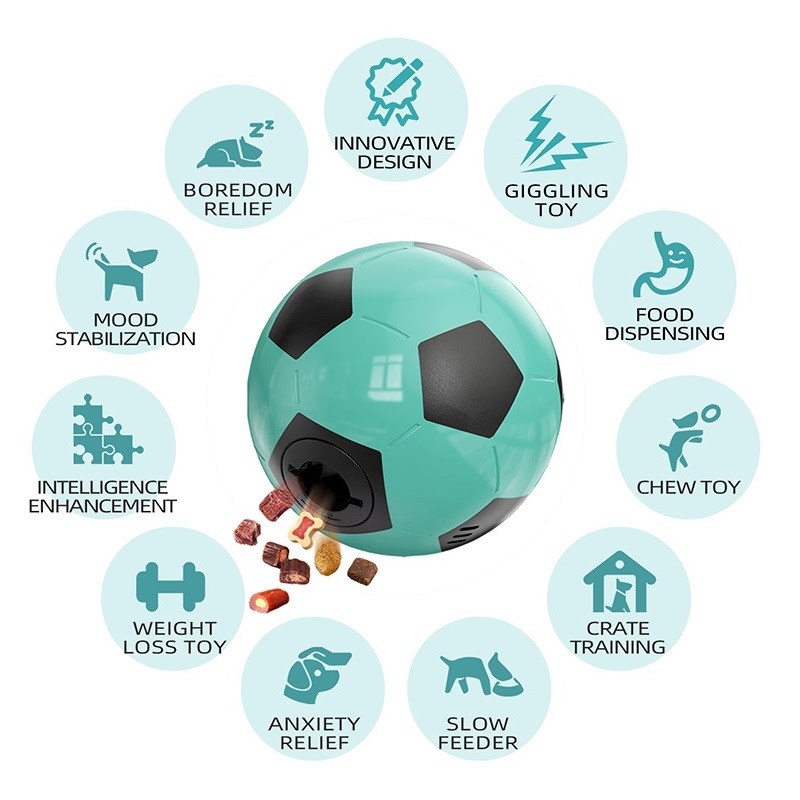 Pet Supplies Manufacturer Dog Toys Factory Wobble Giggle Football Dog Squeak Toys