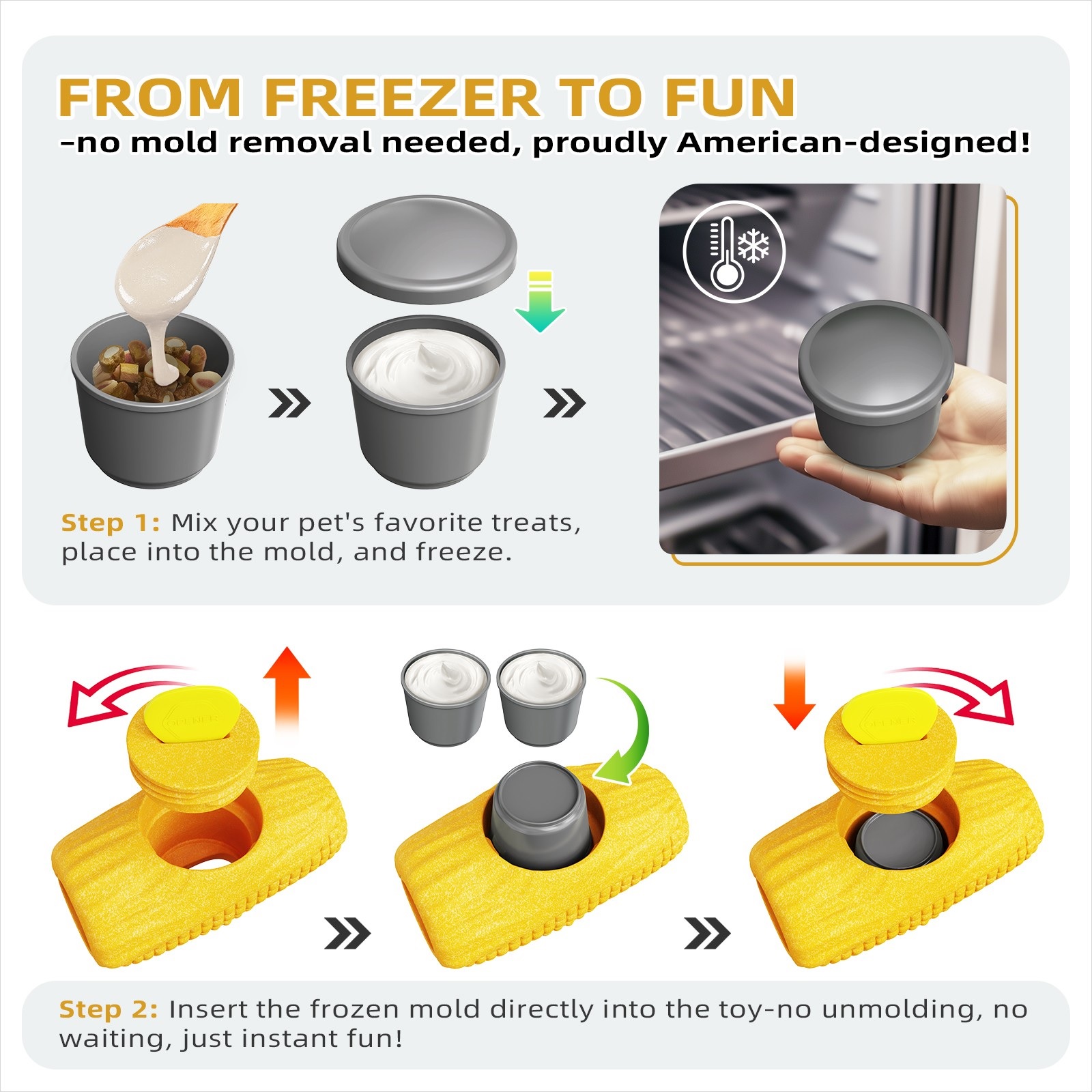 Corn Mold Cups Dog Enrichment Chew Toy for Aggressive Chewers