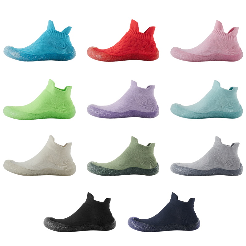 Wholesale High-Top Water Shoes Quick Dry Flyknit Wading Shoes for Beach Surfing Diving