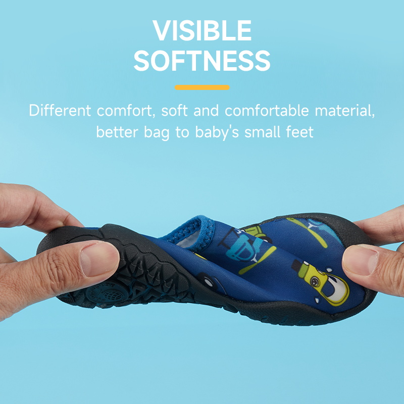 Unisex Kids Aqua Barefoot Water Shoes for Beach Wading Diving