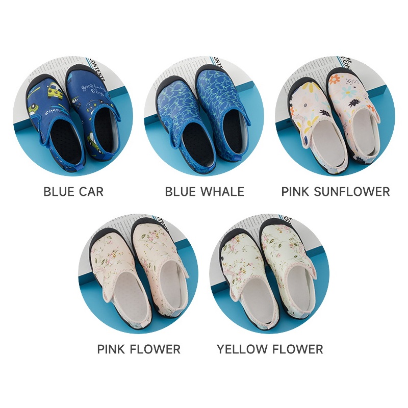 Unisex Kids Aqua Barefoot Water Shoes for Beach Wading Diving
