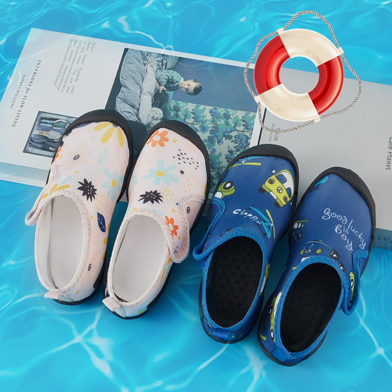 Unisex Kids Aqua Barefoot Water Shoes for Beach Wading Diving