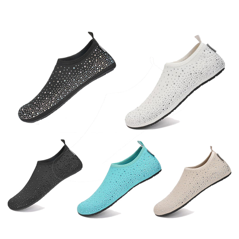 Womens Barefoot Water Shoes Travel House Slippers for Indoor and Outdoor Aqua Socks