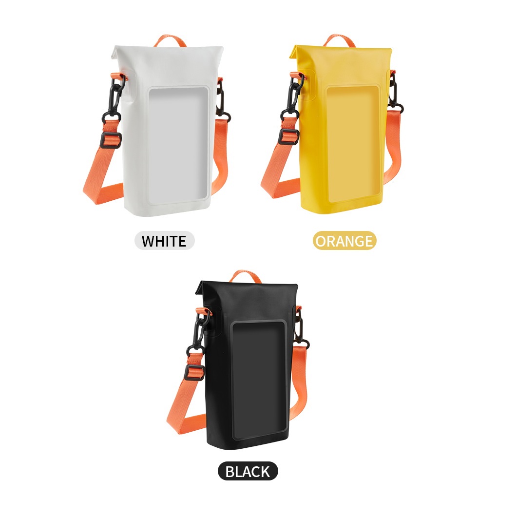 Waterproof Dry Bag 2L Roll Top with Hand-held Crossbody for Rafting Swimming Waterproof Phone Case