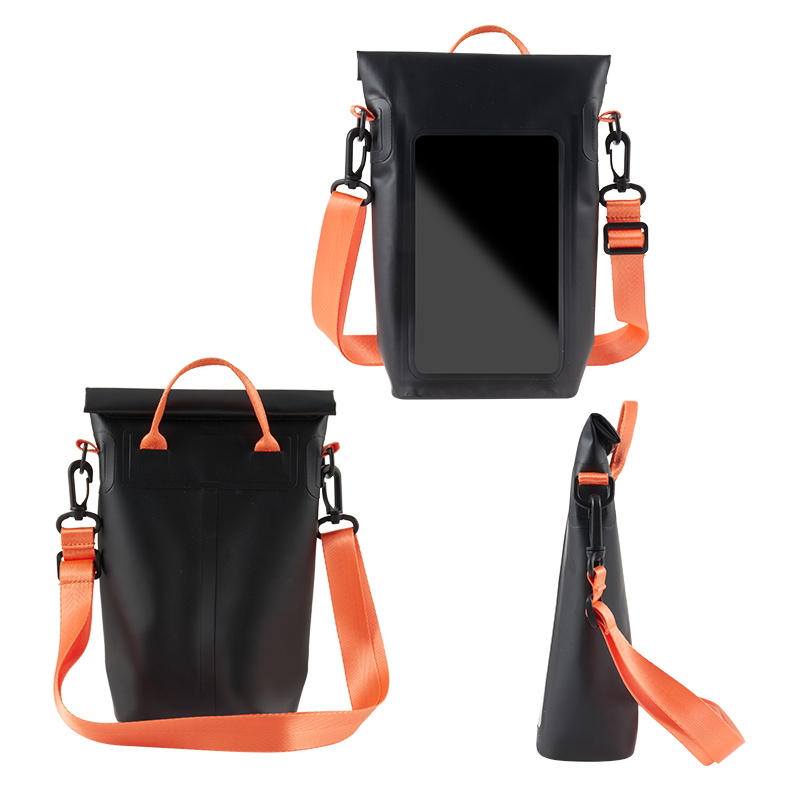 Waterproof Dry Bag 2L Roll Top with Hand-held Crossbody for Rafting Swimming Waterproof Phone Case