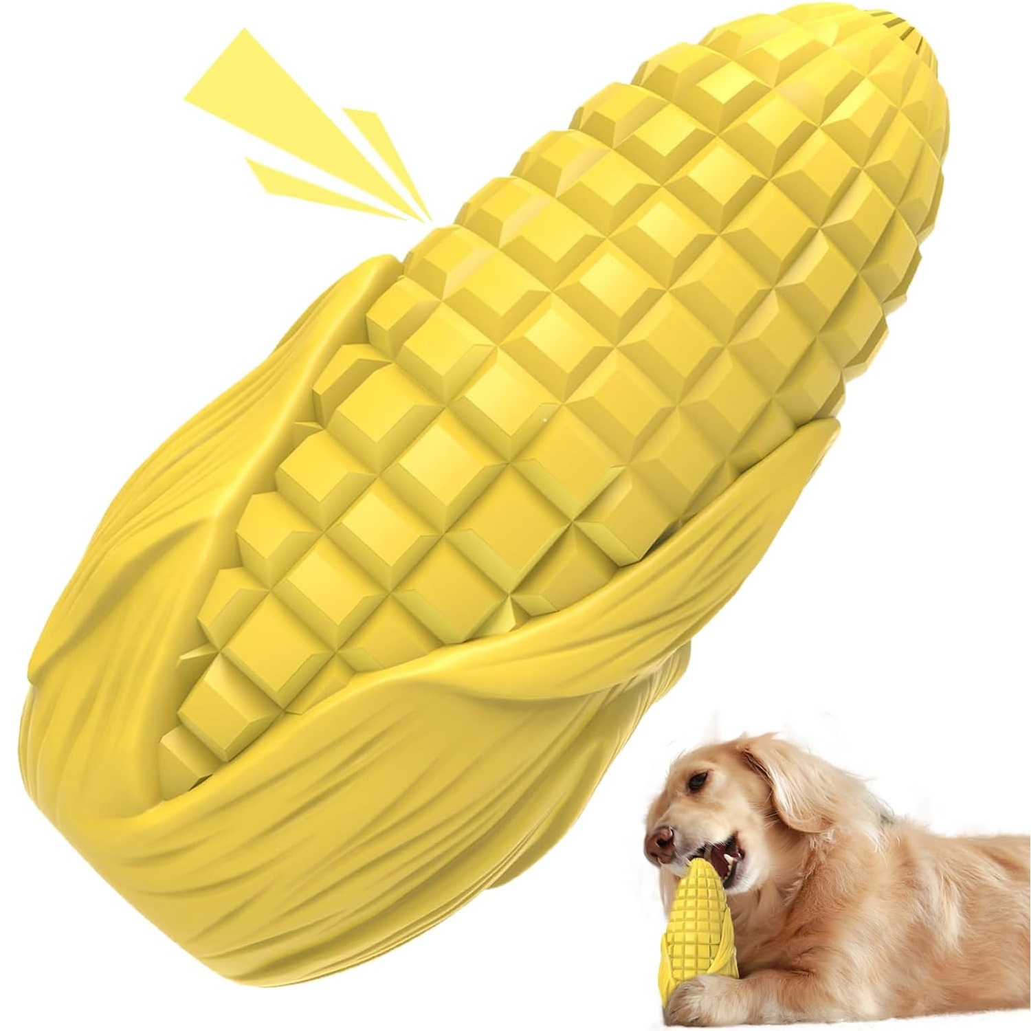 Corn Stick Durable Teeth Cleaning Toy Squeaky Interactive Dog Chew Toys