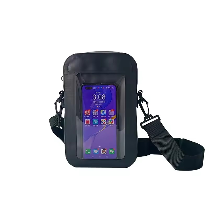 Waterproof Sling Bag with Phone Touch Screen for Beach Kayaking Swimming Waterproof Waist Pouch Dry Bag