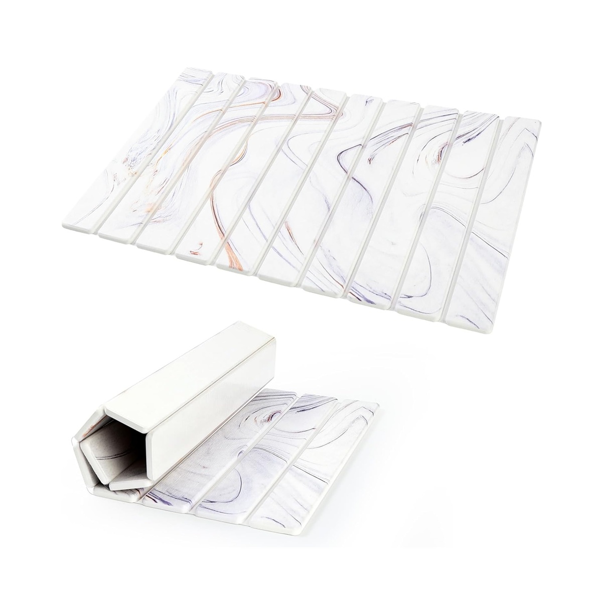 Multifunction Stone Bath Mats for Bathroom Customizable surface patterns