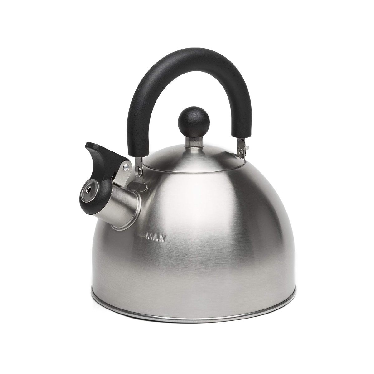 Stainless Steel Whistling Tea Kettle with Cool Touch Folding Handle for Stove Top Customized Size and Color